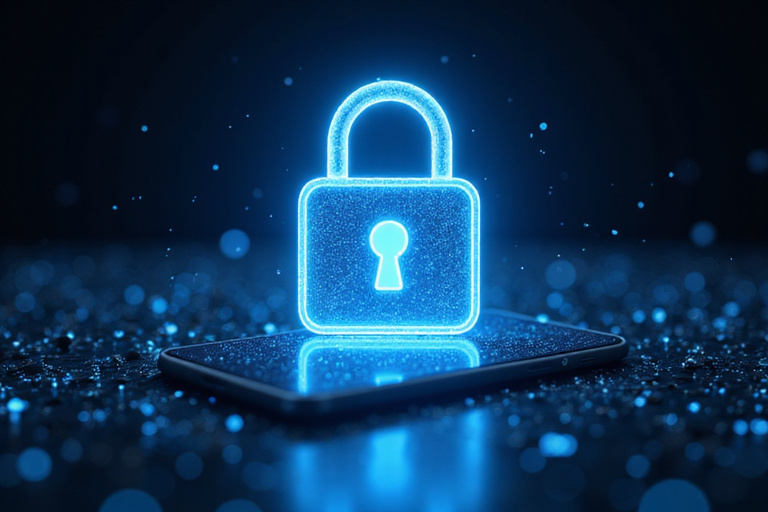Privacy protection concept illustration